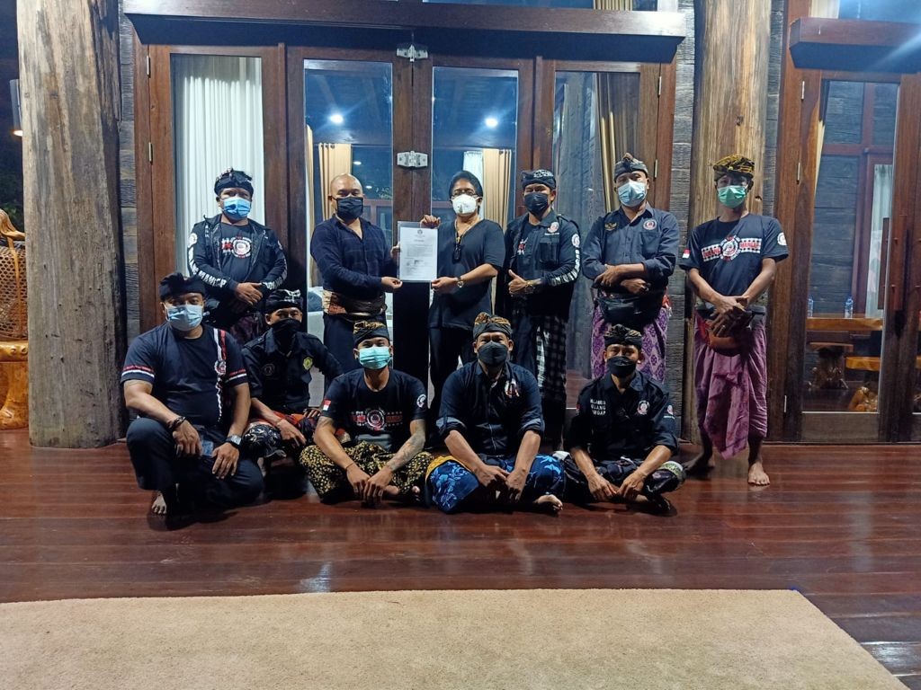 Dokumentasi dari - Dukung Mahasabha PHDI Oktober 2021, JDM Datangani Kediamanan Ketua MGPSSR Bali Giri Prasta