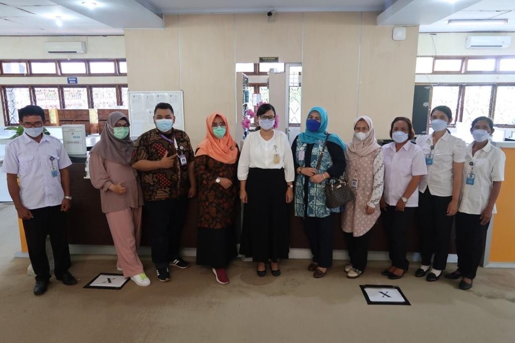 Dokumentasi dari - UPT Perpustakaan Unud Dikunjungi Badan Pengembangan dan Pembinaan Bahasa Jakarta