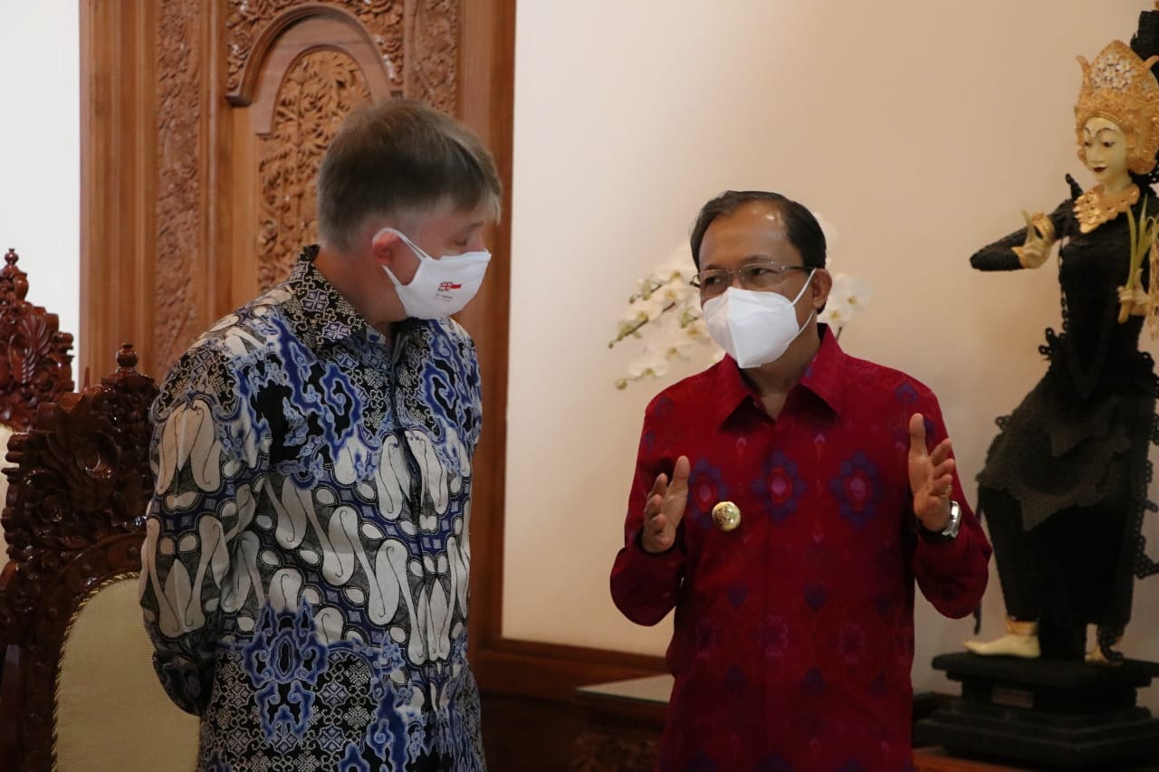 Dokumentasi dari - Dubes Inggris Ketemu Gubernur Bali Siap Dukung KTT G20 2022