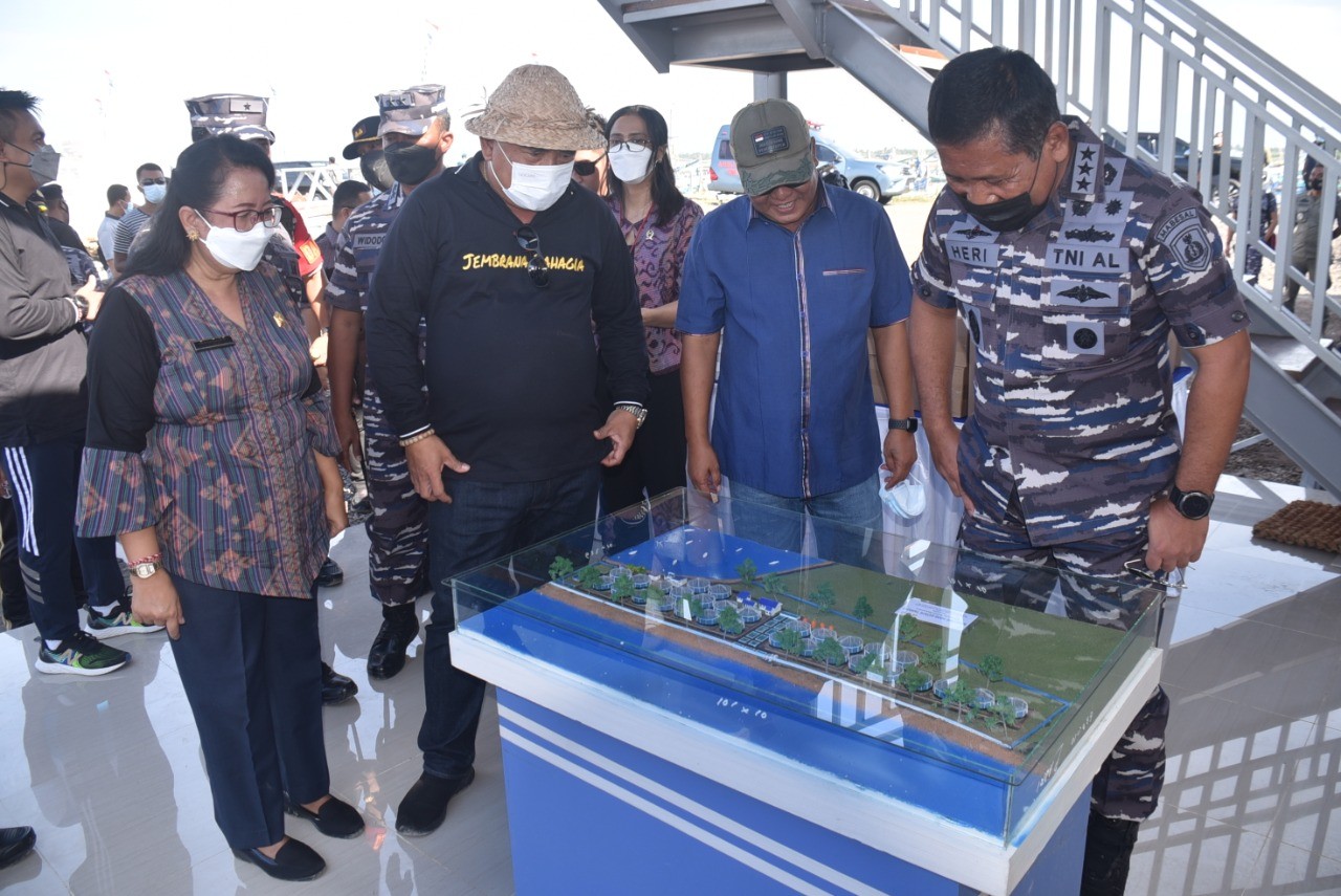 Dokumentasi dari - Memajukan Ekonomi Masyarakat Pesisir, Wakasal Datangi Kampung Bahari di Jembrana 