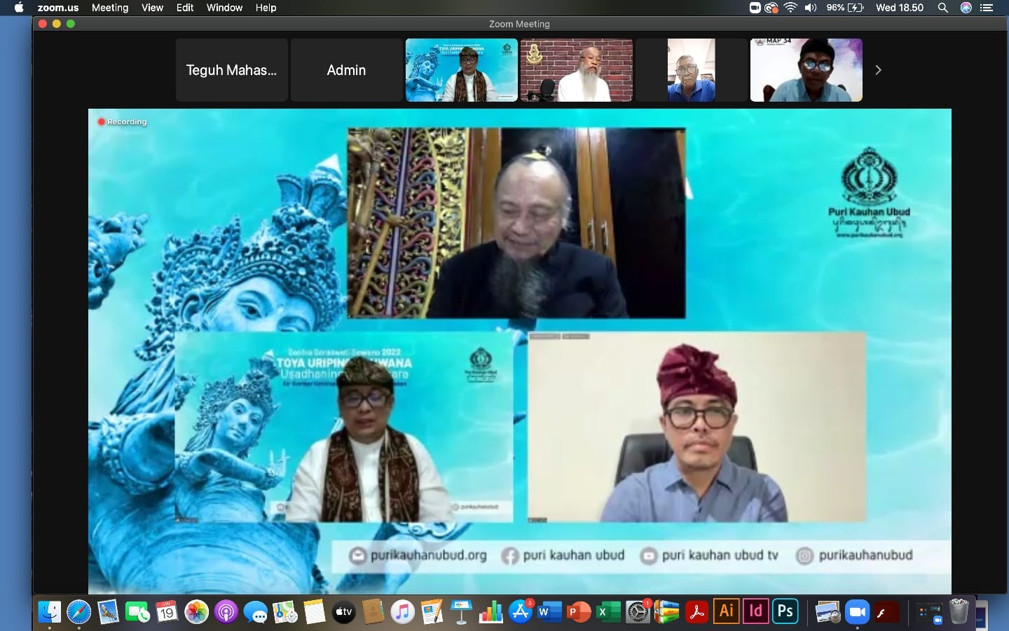 Dokumentasi dari - Sekitar 20 Naskah Nusantara, Memuliakan Air Memuliakan Kehidupan