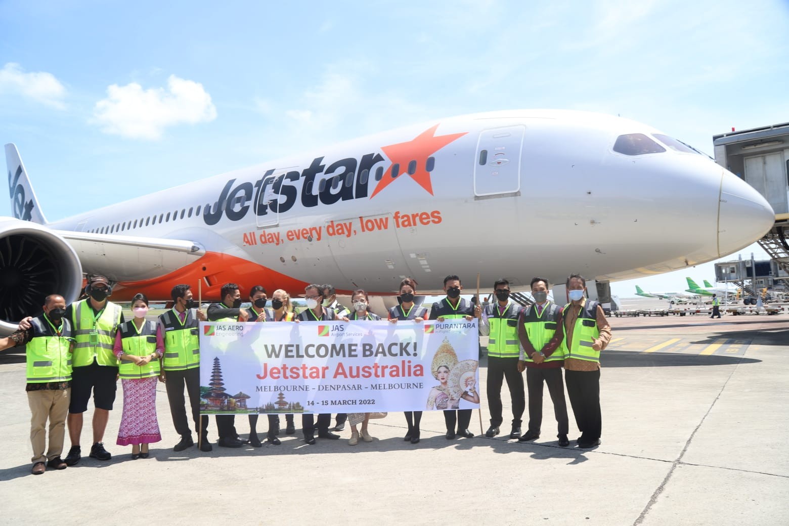 Dokumentasi dari - Jetstar Airways Rute Perdana Melbourne ke Bali
