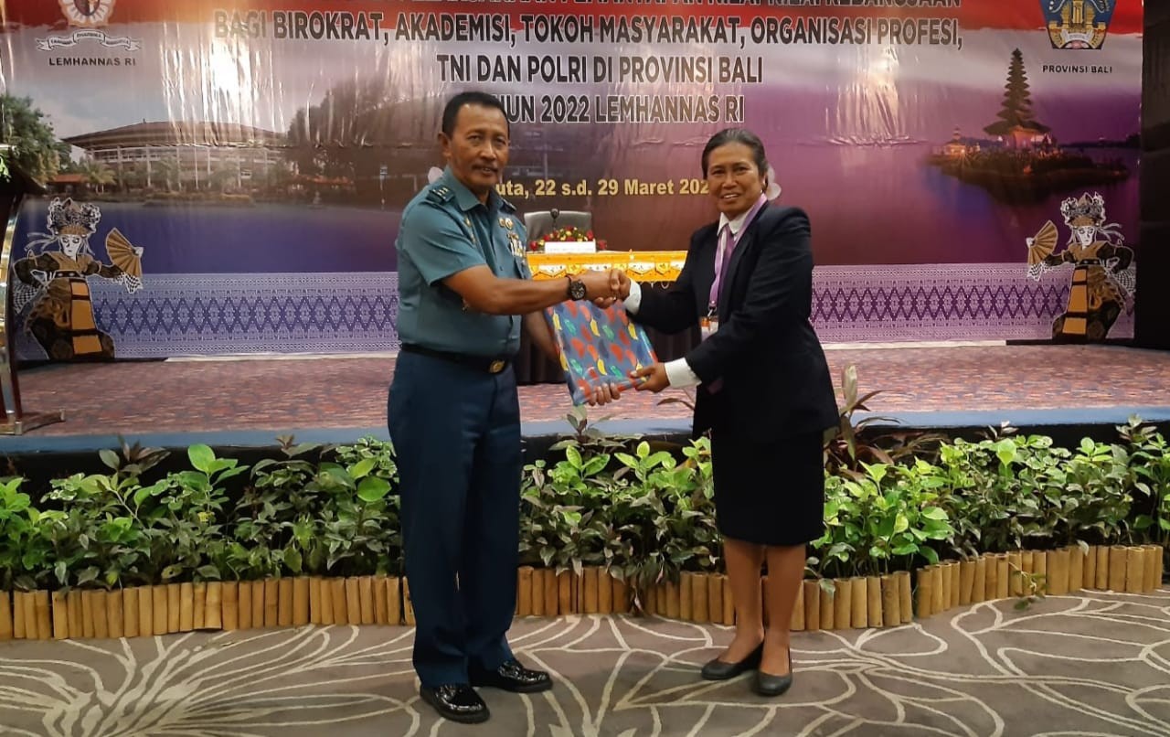 Dokumentasi dari - Ketua KMI Buleleng Cantiari Peserta Terinspiratif Taplai Lemhannas 2022