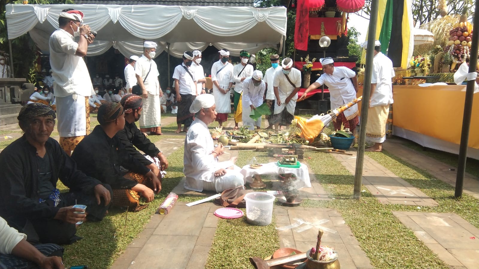Dokumentasi dari - Cerminan Kebhinekaan, Pujawali Parahyangan Jagat Guru Libatkan Paguyuban Majapahid dan Sunda Wiwitan di Tangsel