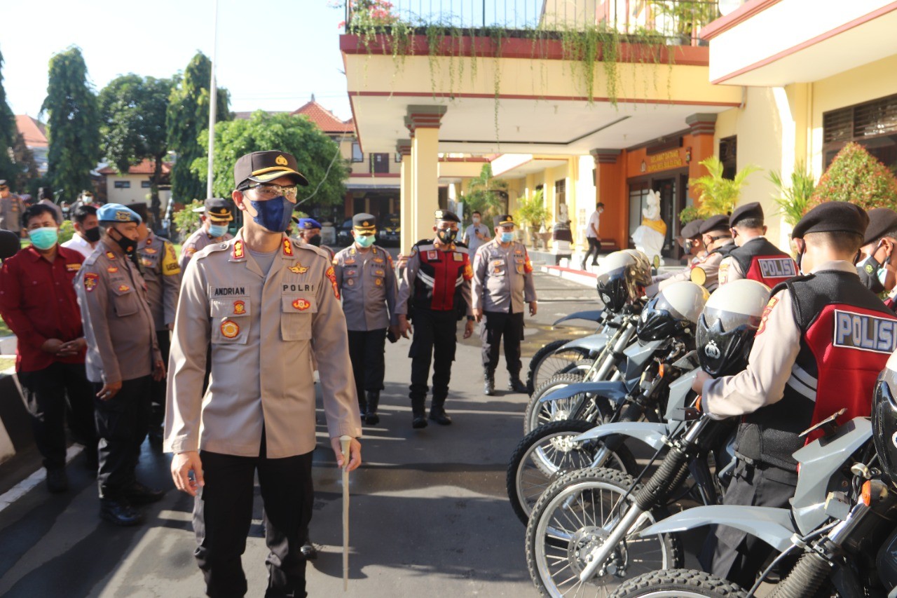 Dokumentasi dari - Antisipasi Unras, Kapolres Buleleng Siagakan Personel