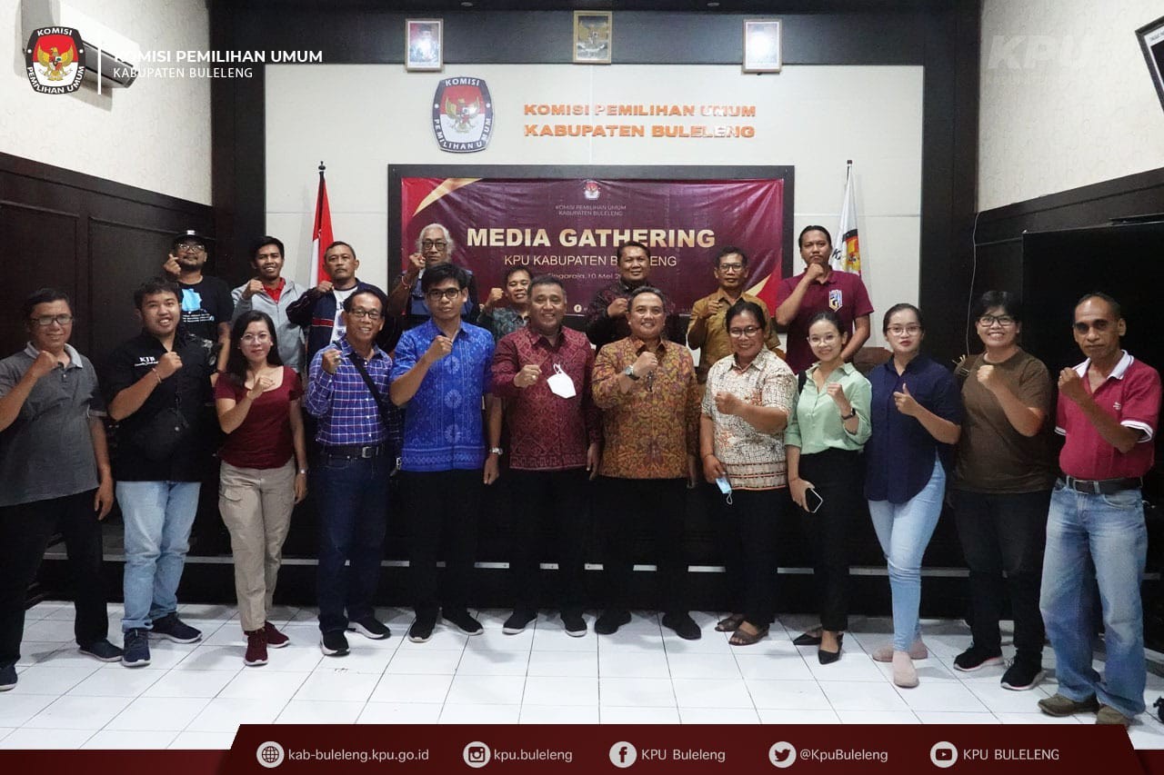 Dokumentasi dari - Sambut Tahapan Pemilu 2024 KPU Buleleng Gelar Media Gathering