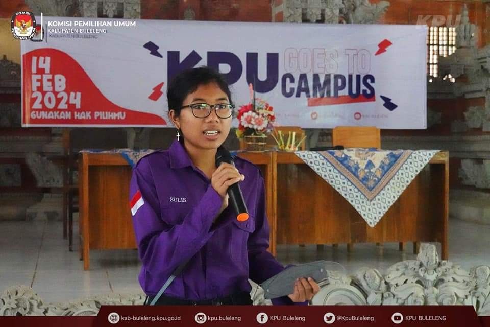 Dokumentasi dari - KPU Buleleng Adakan Sosialisasi Pendidikan Pemilih Sasar Mahasiswa