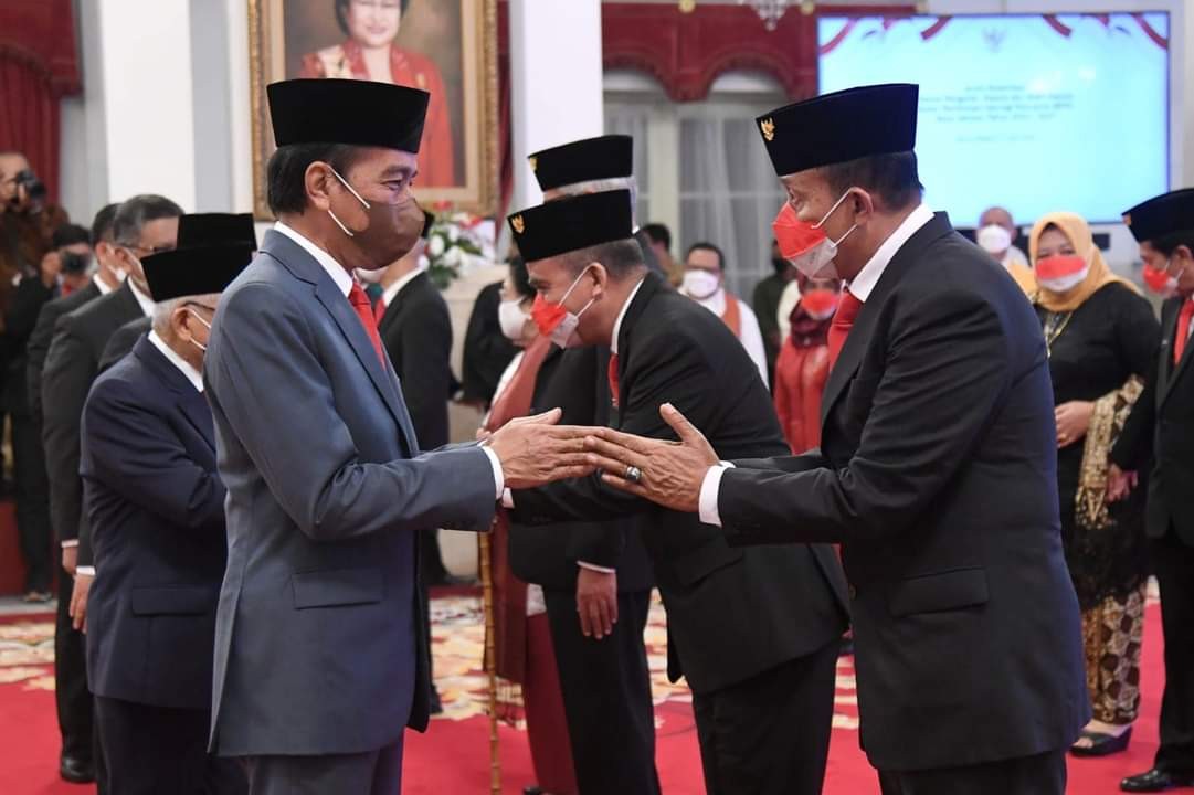 Presiden Jokowi Lantik Dewan Pengarah BPIP, WBT: Bumikan Pancasila