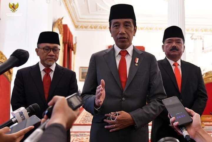 Dokumentasi dari - Presiden Jokowi Lantik Dua Menteri  Kabinet Indonesia Maju