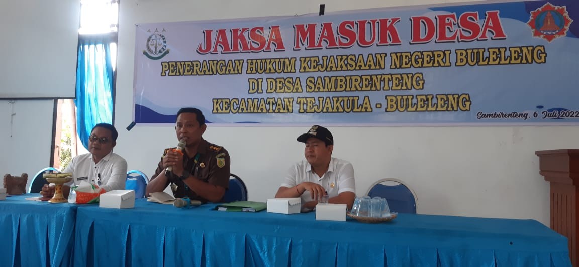 Dokumentasi dari - Kejari Buleleng Melaksanakan JMD di Desa Sambirenteng Kecamatan Tejakula