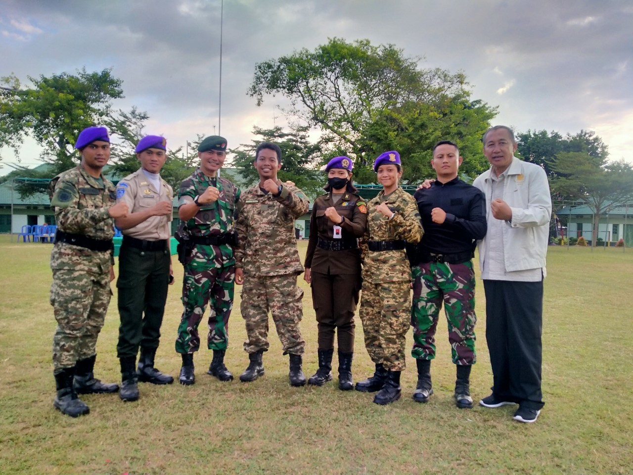 Dokumentasi dari - Cegah Pecah Belah Negara, Danyonif Raider 900/SBW Tutup Pradiksar Gabungan PPM dan Menwa
