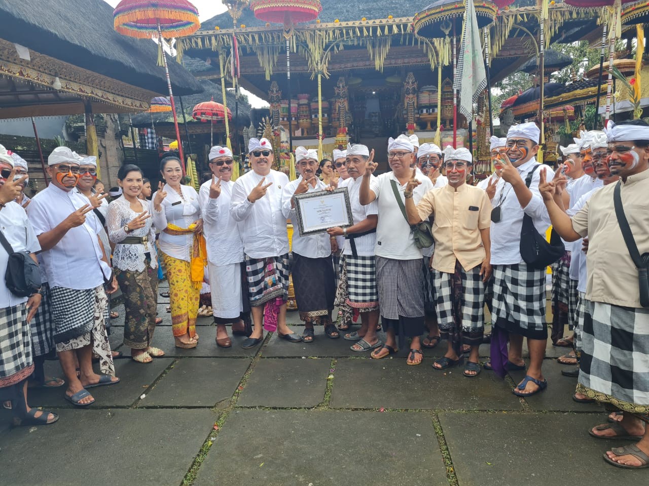 Dokumentasi dari - Tradisi Ngerebeg Desa Adat Tegallalang Ditetapkan Sebagai WBTB