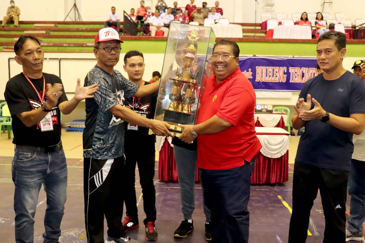 Dokumentasi dari - Memeriahkan  HUT ke-77 RI, Turnamen Futsal Bupati Cup Kembali Digelar