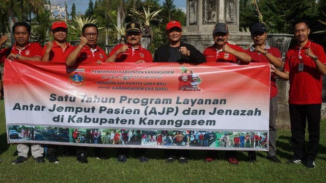 Dokumentasi dari - Evaluasi Layanan AJP dan Jenasah. Bupati Gede Dana Optimis akan jadi Program Favorit
