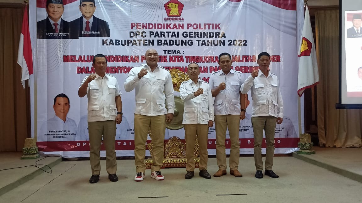 Dokumentasi dari - Optimis Sambut Pileg Serentak 2024, De Gadjah Puji Soliditas Gerindra Badung 
