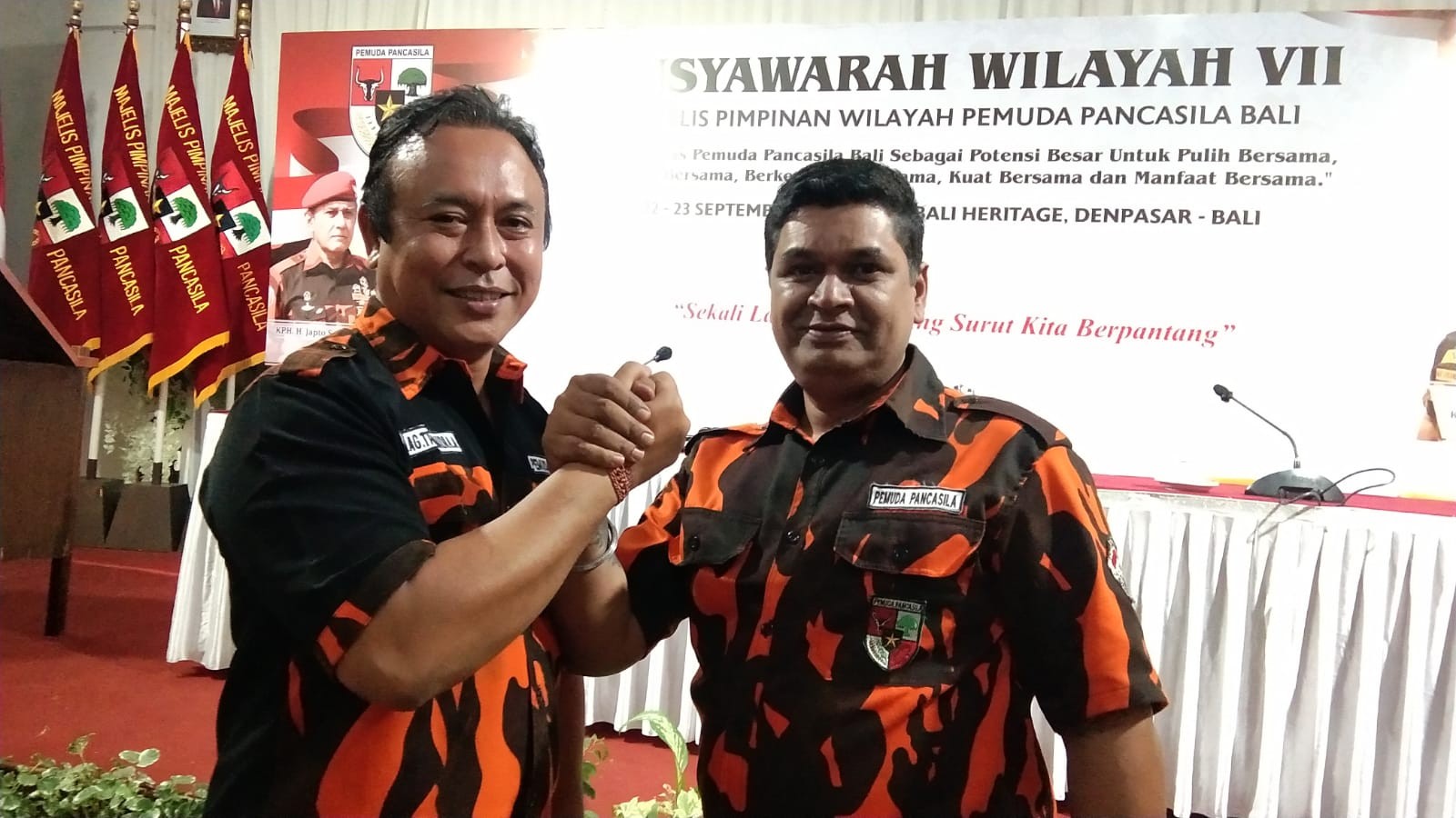 Dokumentasi dari - Abhisek Bendahara Umum Pemuda Pancasila Bali