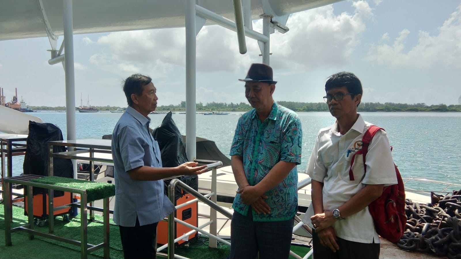 Dokumentasi dari - Mangku Pastika Apresiasi Tokoh Pariwisata Gelar World Tourism Day 2022 di Bounty Crouise