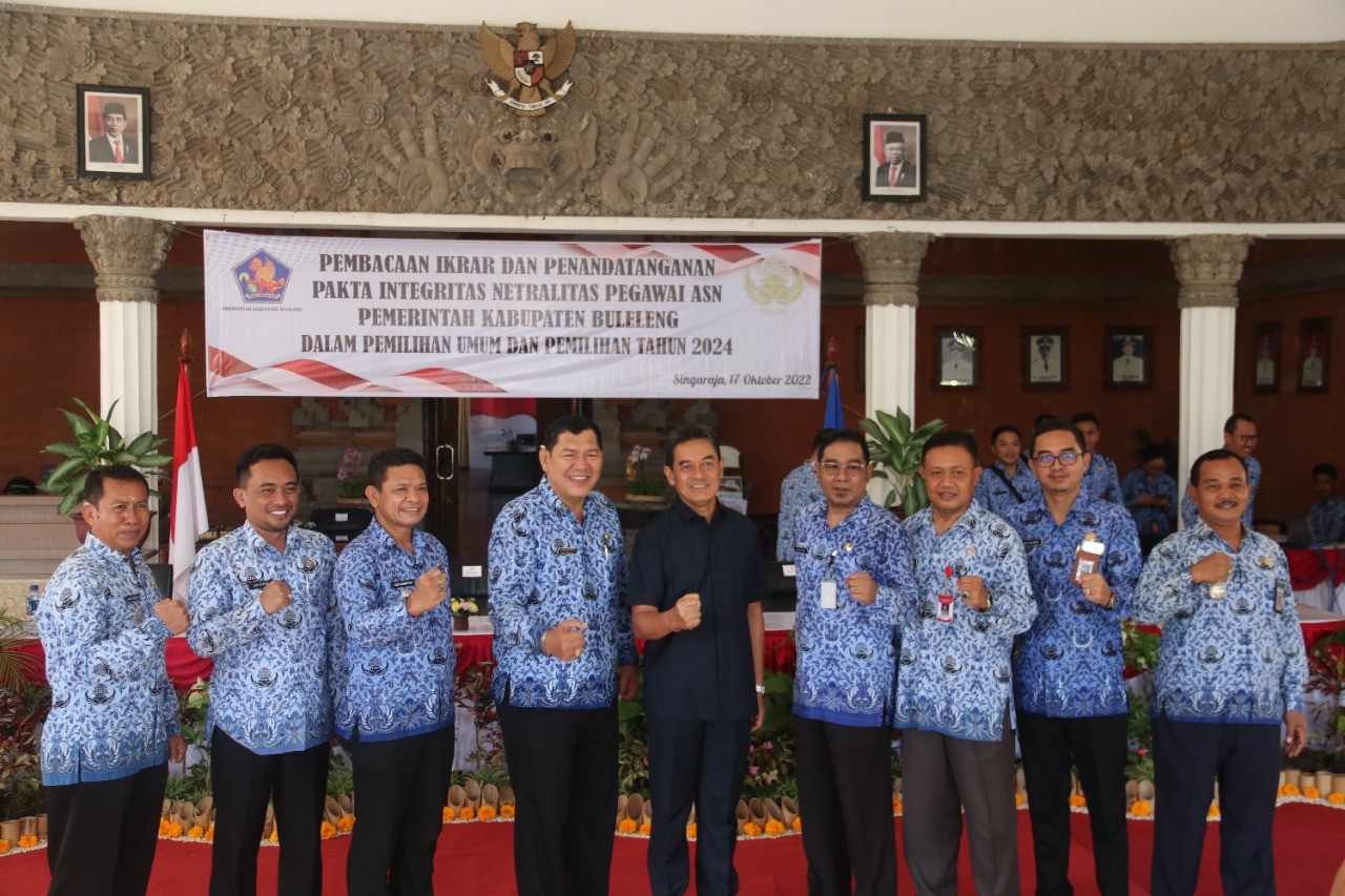 Dokumentasi dari - Jelang Pemilu 2024, Pj Lihadnyana Imbau ASN Jaga Netralisas