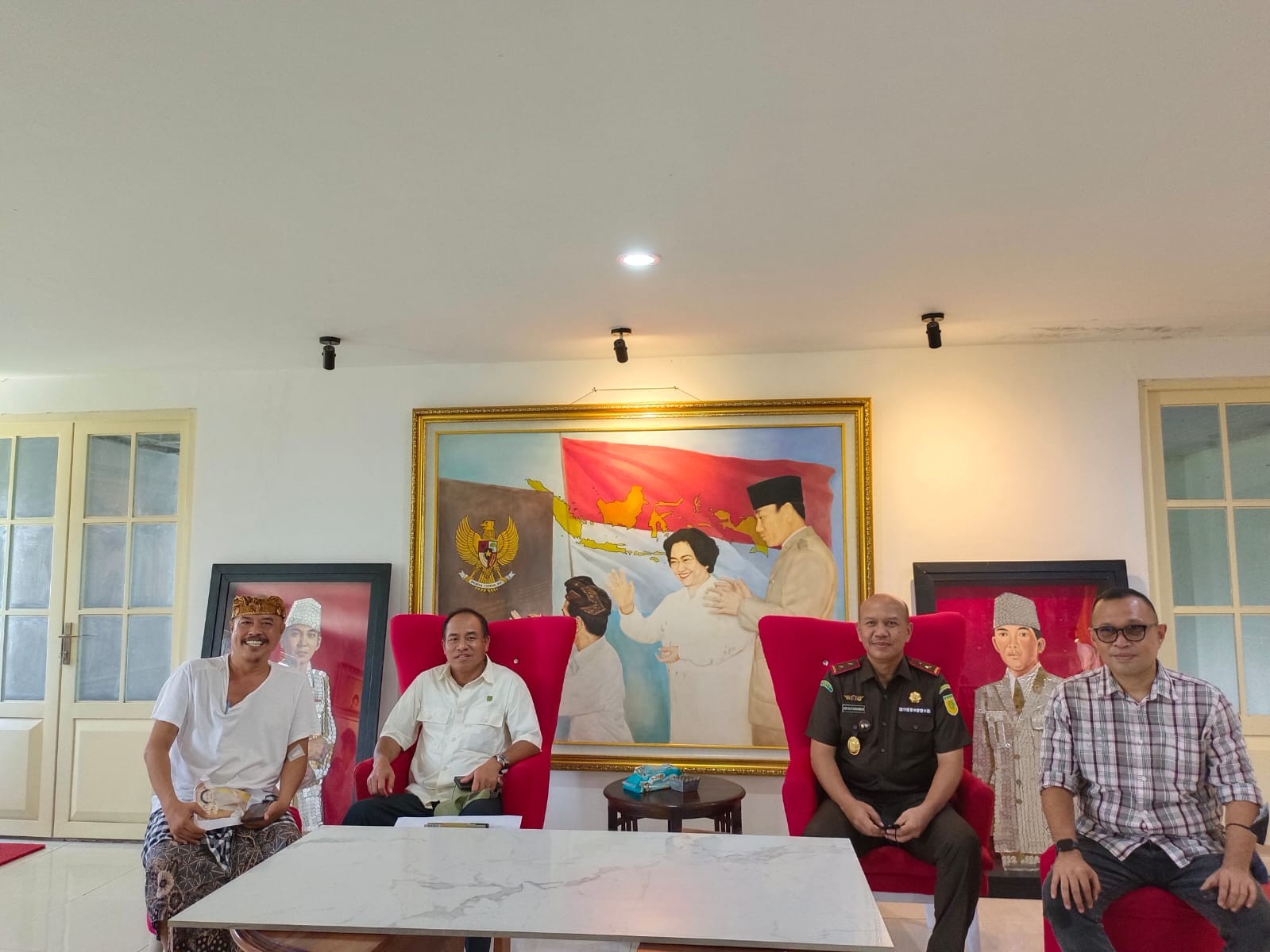 Dokumentasi dari - Jaksa Agung Muda Bidang Intelijen Dr.  Amir Yanto Bersama Kepala Kejati Bali Kunjungi Museum Agung Bung Karno