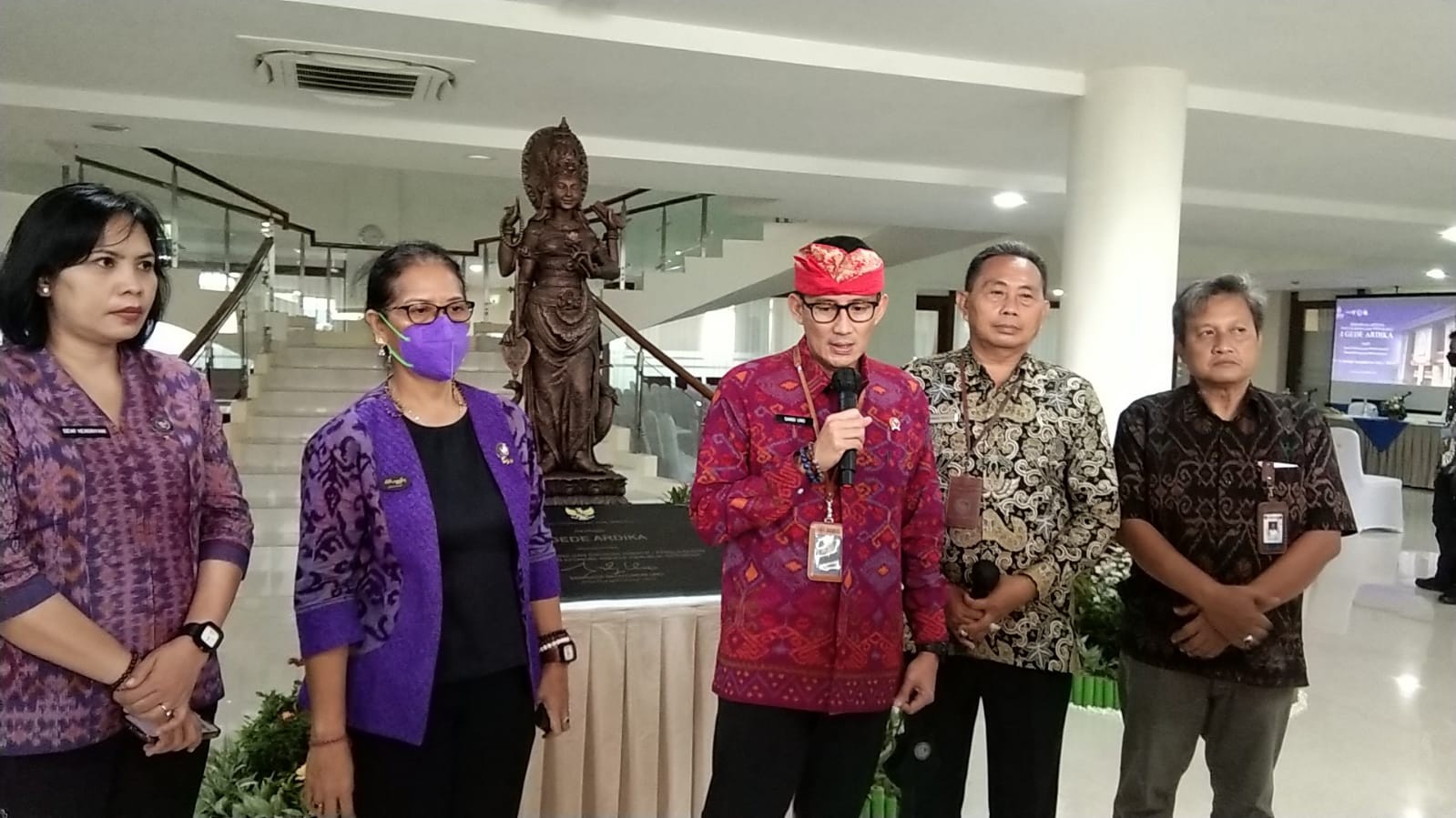 Dokumentasi dari - Momen G20, Menparekraf Resmikan Gedung Pascasarjana Poltekpar Bali Bernama I Gede Ardika