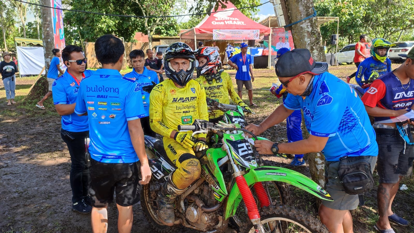Dokumentasi dari - Cabor Motor Cross Buleleng Sabet Satu Emas dan Satu Perak Pada  Porprov. Bali