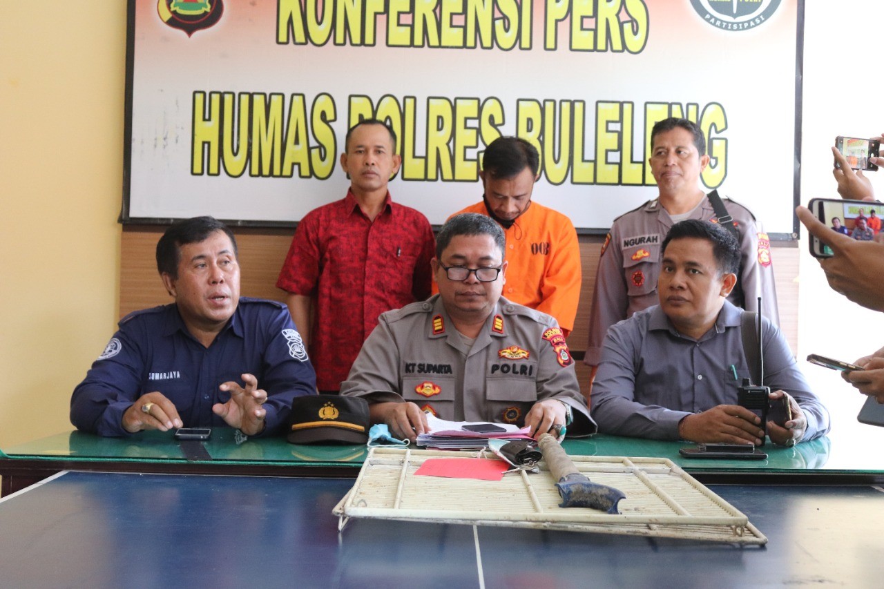 Dokumentasi dari - Polres Buleleng dengan Hitungan Jam Berhasil Menangkap Pembobol Rumah Kosong