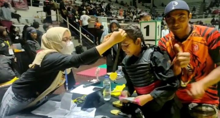 Dokumentasi dari - Tim Pencak Silat Desa Les Buleleng Bali Raih 14 Emas di Ajang Wapres Cup 2022