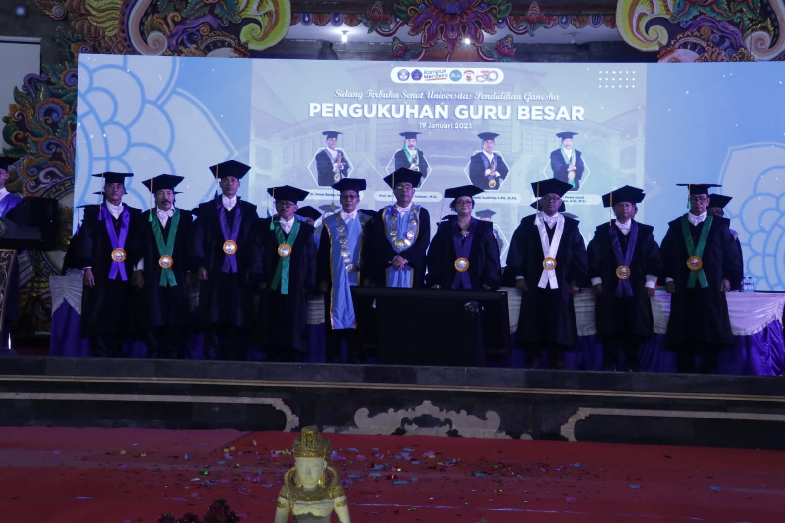 Dokumentasi dari - Prof Agustini Satu-satunya Profesor Perempuan dari Pengukuhan 17 Guru Besar Undiksha 