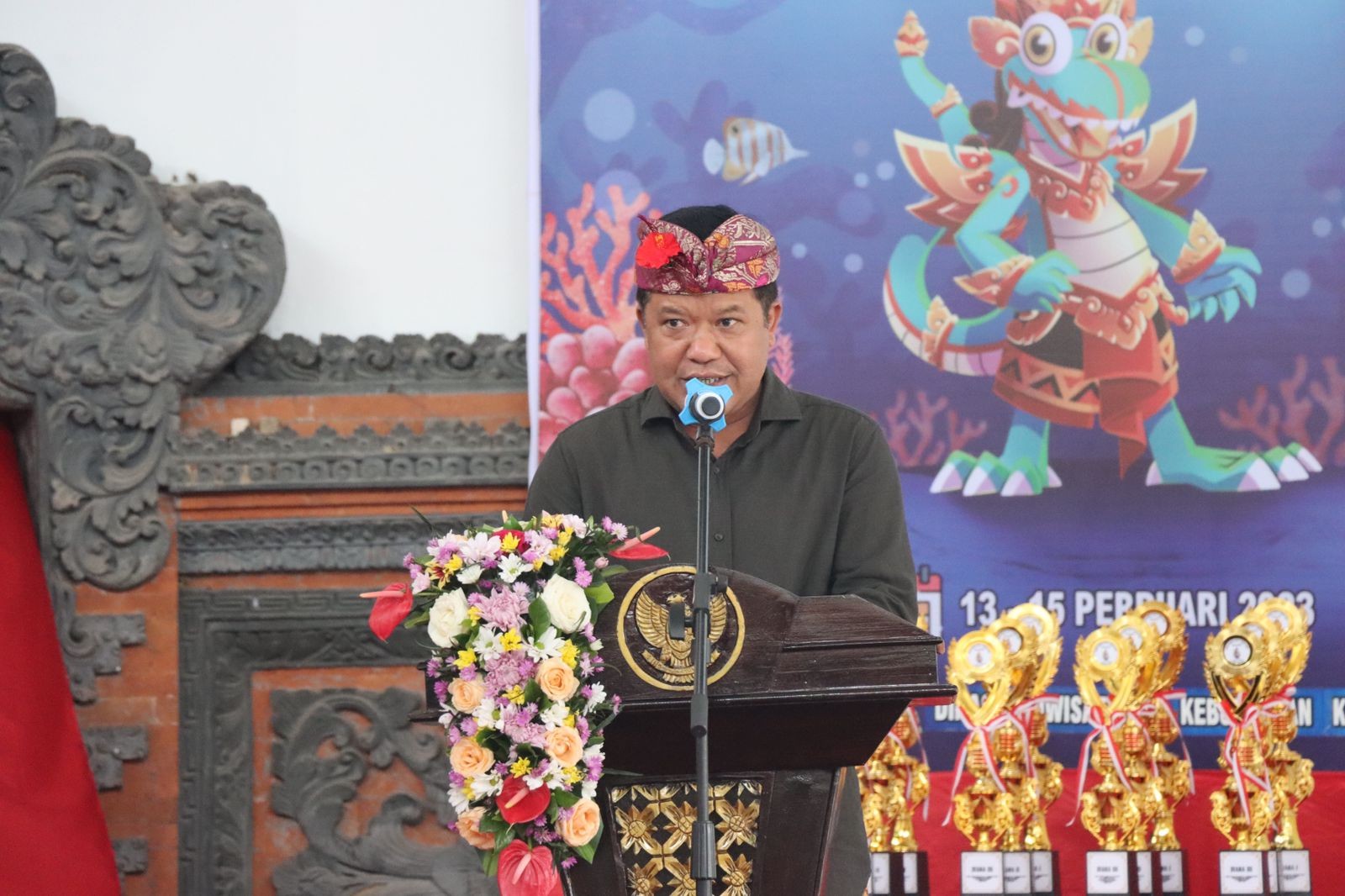 Dokumentasi dari - Bulan Bahasa Bali Merupakan Momentum Untuk Melestarikan Aksara dan Sastra Bali 