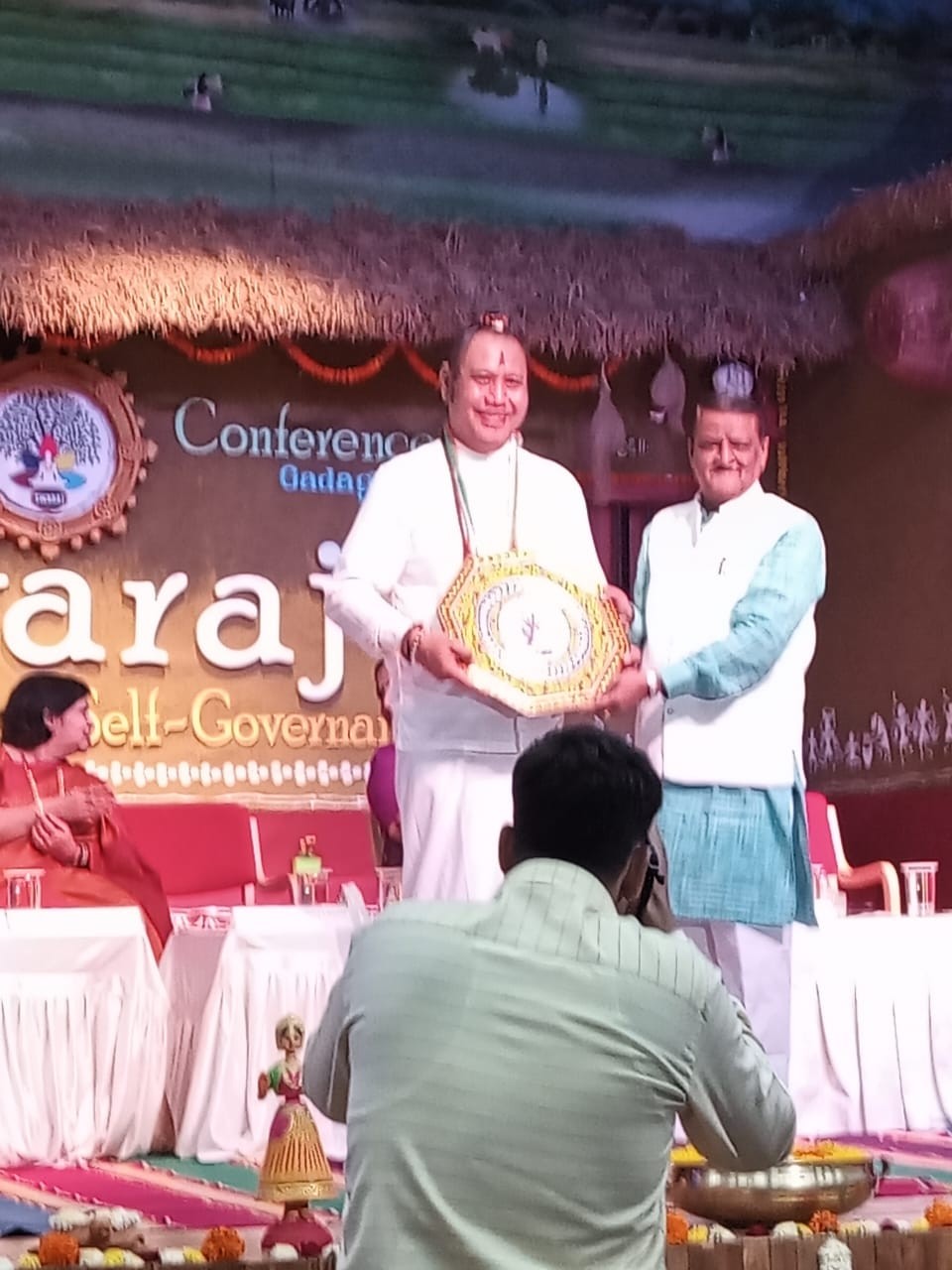 Dokumentasi dari - Jelang G20 India, Ida RSI Putra Manuaba sebagai Pembicara International Conference On Swaraj Native Models on Self-Governance