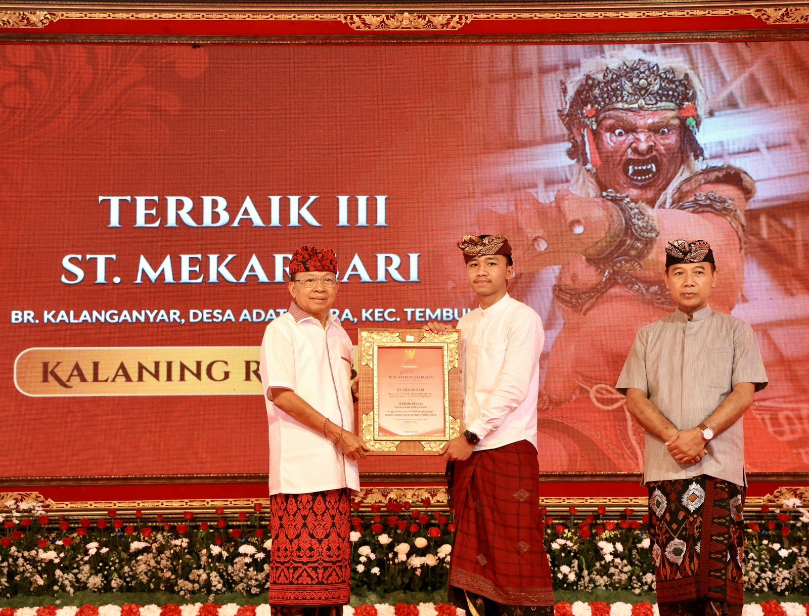 Dokumentasi dari - Serahkan Hadiah Lomba Ogoh-Ogoh Se-Bali 2023 