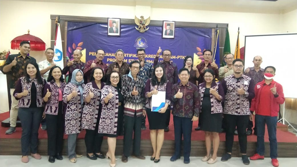 Dokumentasi dari - PTS Pertama di Bali dan Nusra,  Prodi Farmasi Klinis UNBI Raih Akreditasi "Baik Sekali"