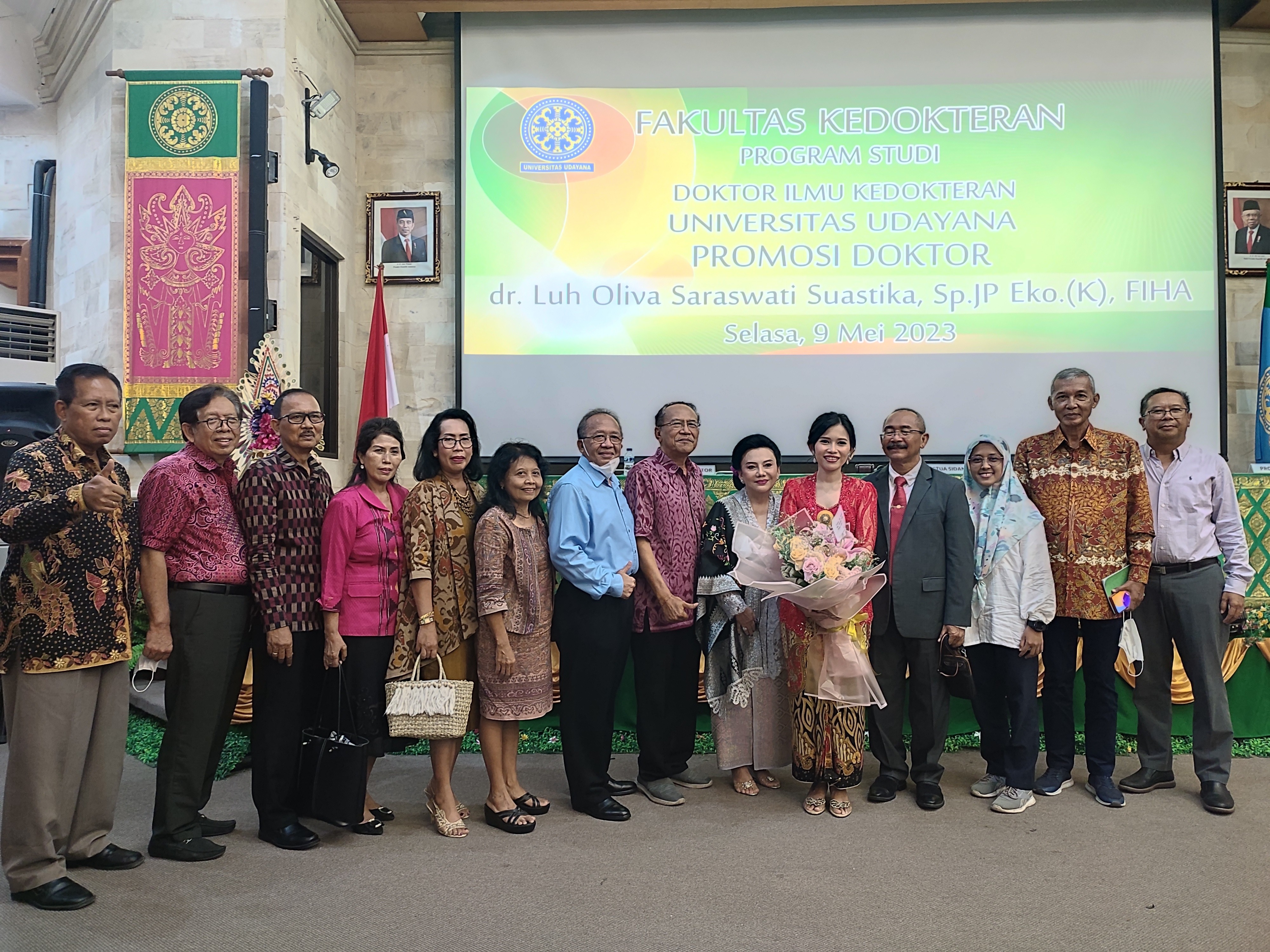 Dokumentasi dari - Dr. Oliva S Suastika Raih Predikat Cumlaude Lulusan Doktor FK Unud