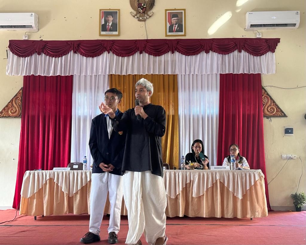 Dokumentasi dari - Kuliah Umum dan Yoga Bersama, Naveen Meghwal: Sanskrit adalah Science of Communication