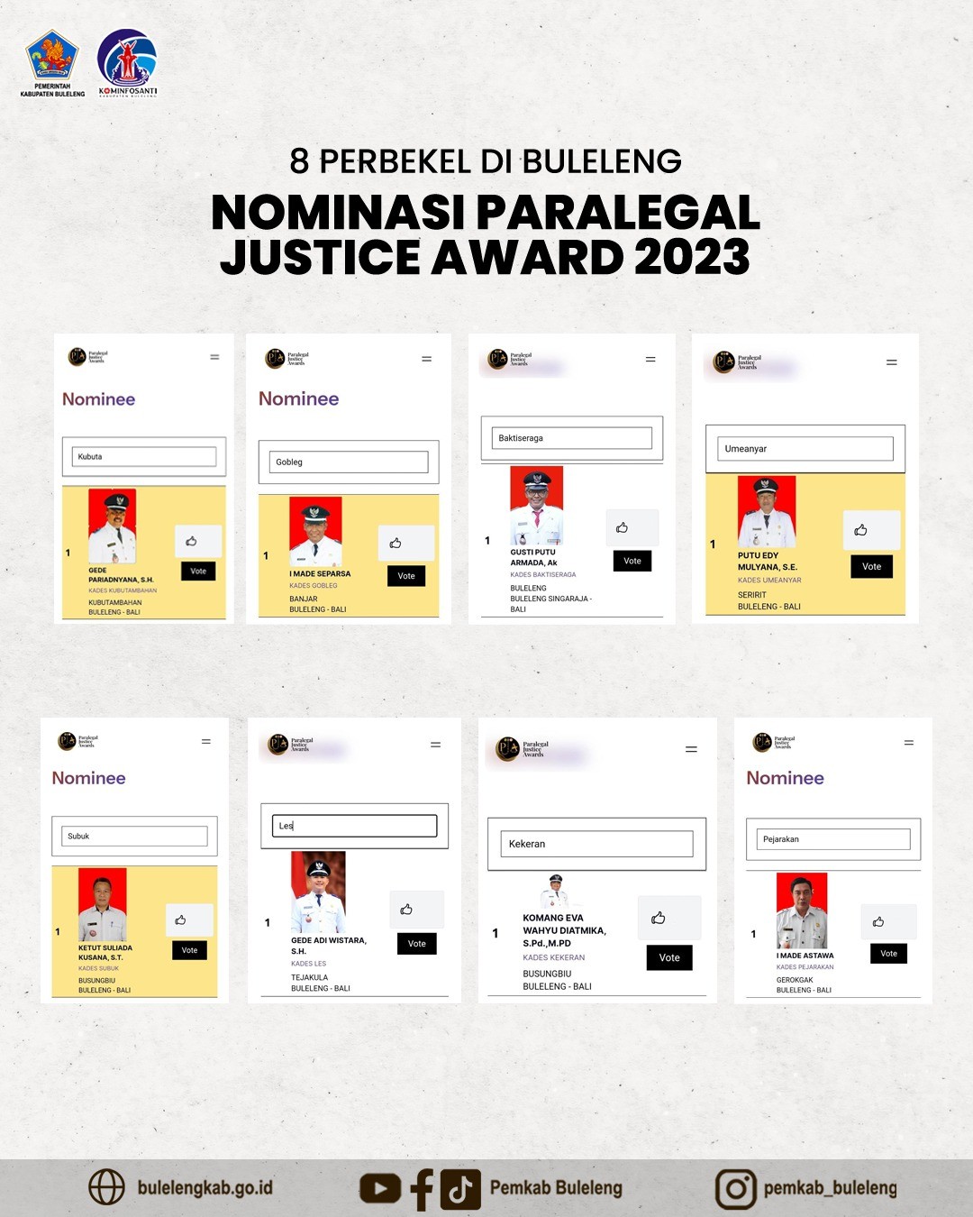 Dokumentasi dari - Delapan Perbekel di Buleleng Ikuti Paralegal Academy 2023, Diinisiasi Kemenkumhan