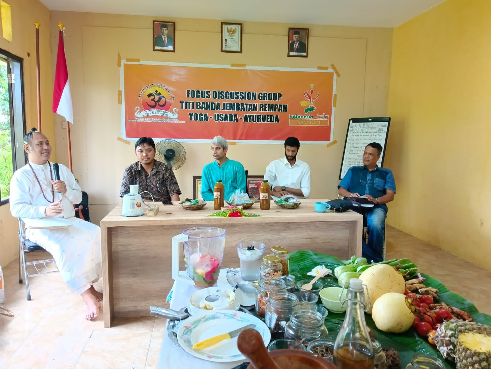 Dokumentasi dari - Ashram Gandhi Puri Sambut Tren Kesehatan Global, Bangun Kembali Titi Banda Jembatan Rempah Yoga-Usada-Ayurveda