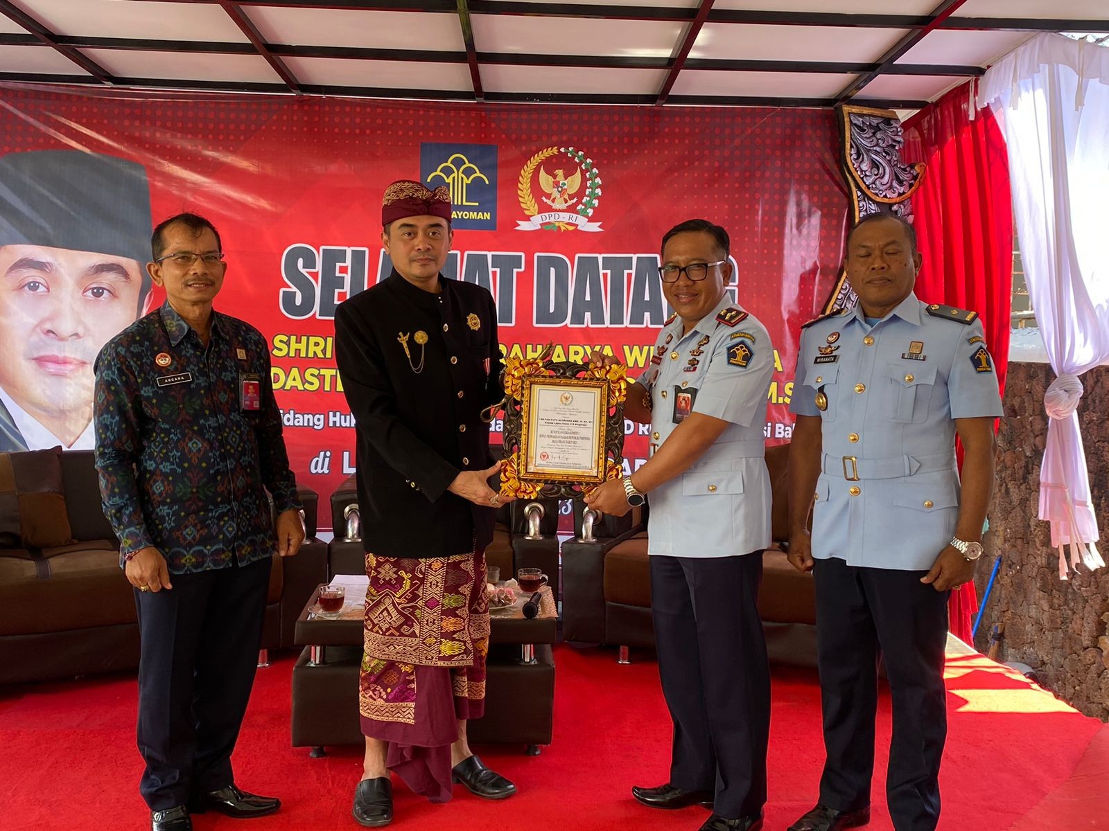 Dokumentasi dari - Wedakarna Puji Kinerja Kalapas Singaraja