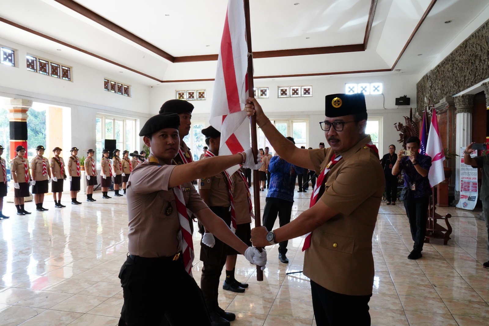 Dokumentasi dari - Lepas Kontingen Raimuna Nasional XII Tahun 2023 