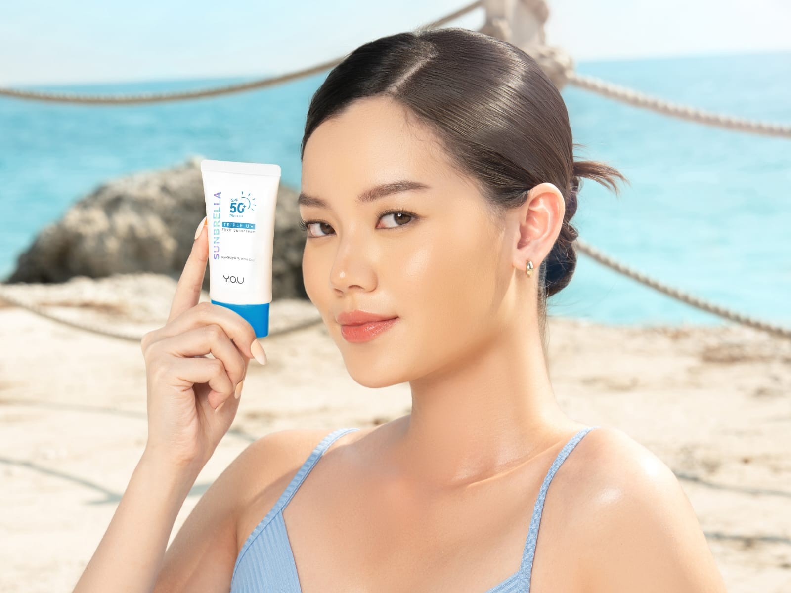 Dokumentasi dari - Upgrade Formula Khusus Kulit Berminyak, YOU Luncurkan Sunscreen Sunbrella Triple UV Elixir  