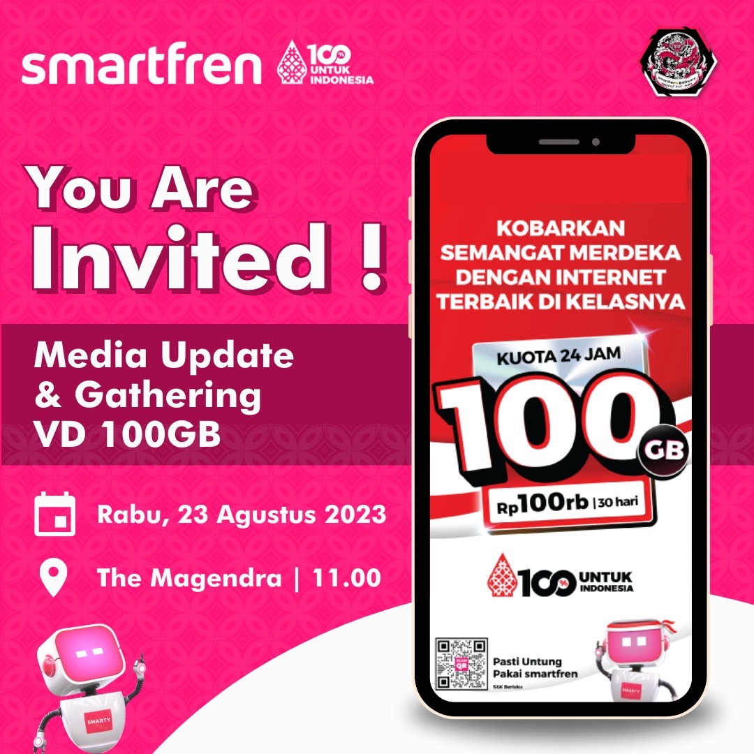 Dokumentasi dari - Dukung Generasi Digital Berkarya, Smartfren Perkenalkan Paket 100 GB hanya Rp100 Ribu untuk Pelanggan