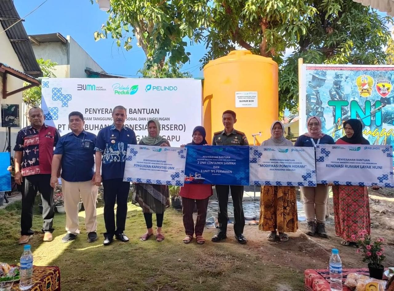 Dokumentasi dari - Pelindo Salurkan Bantuan Sumur Bor di Sumba Timur