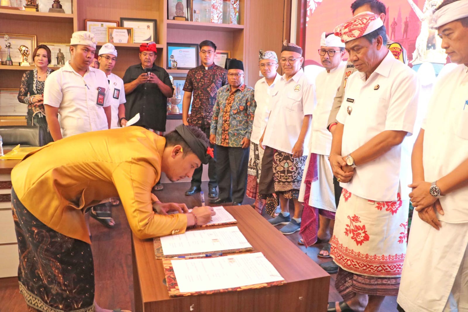 Dokumentasi dari - Pemerintah Desa dan Desa Adat Pengastulan Sepakat Jaga Stabilitas dan Kondusivitas Wilayah