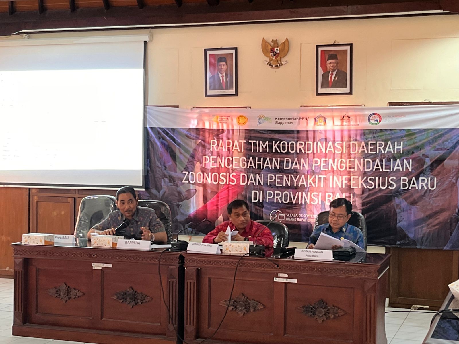 Dokumentasi dari - Rapat Tim Koordinasi Daerah Pencegahan dan Pengendalian Zoonosis dan Penyakit Infeksi