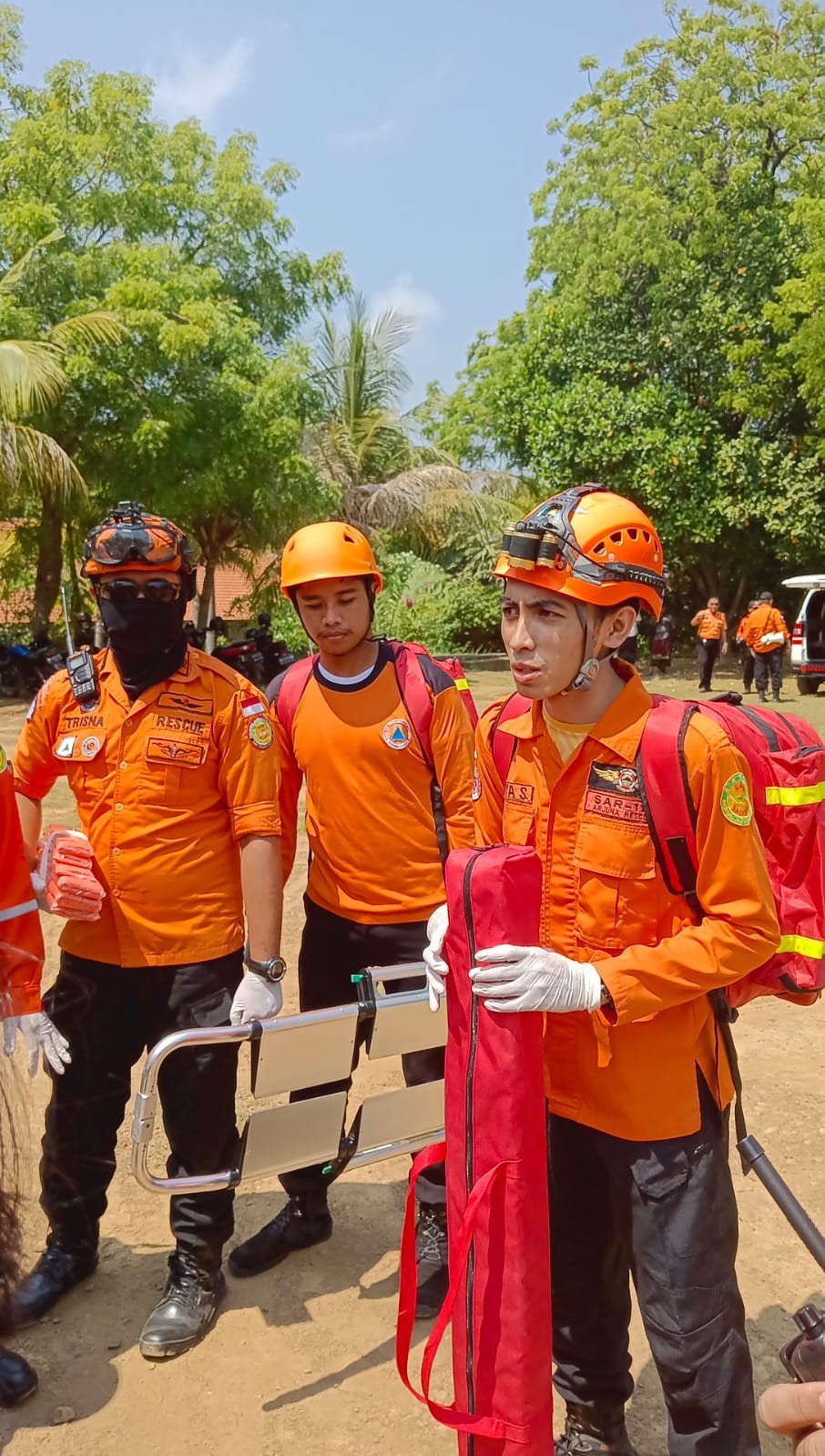 Dokumentasi dari - Simulasi Bencana di SMA Bali Mandara
