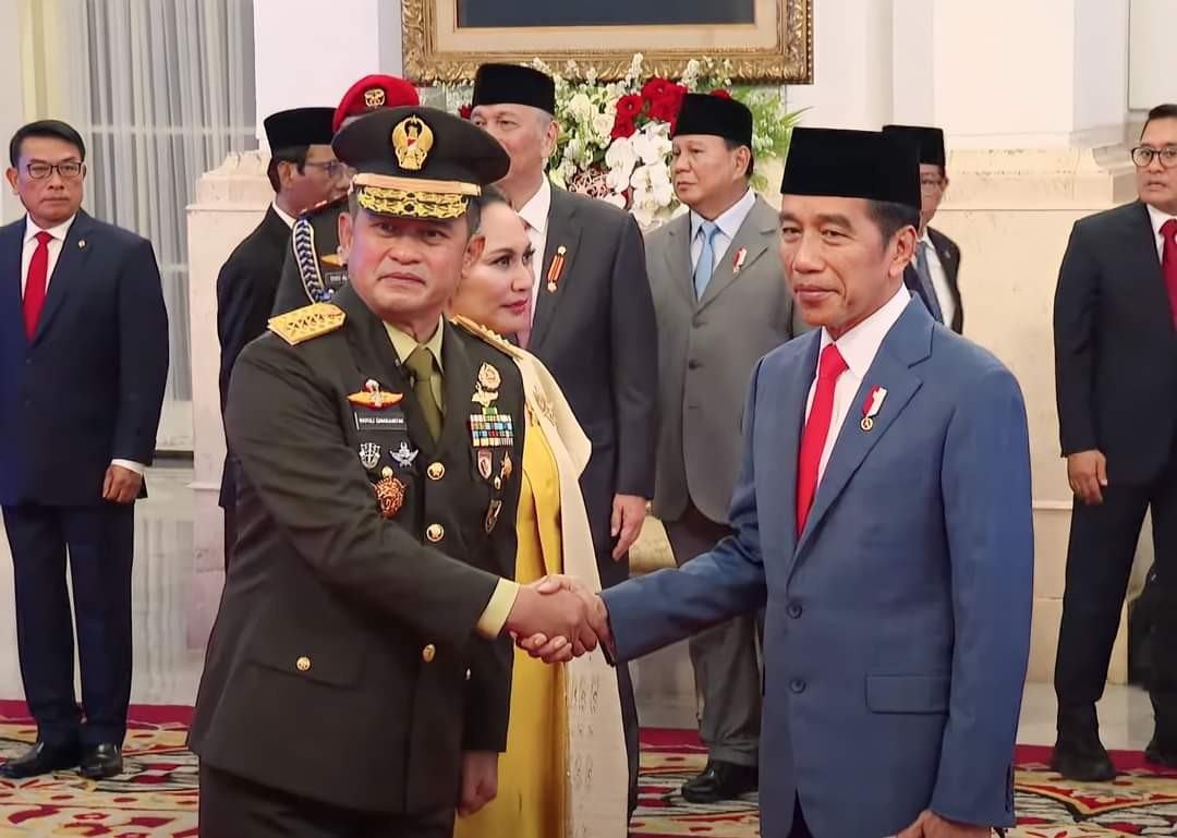 Presiden Jokowi Lantik Maruli Simanjuntak sebagai KSAD, Pastikan Sikap Netralitas TNI AD Pemilu 2024
