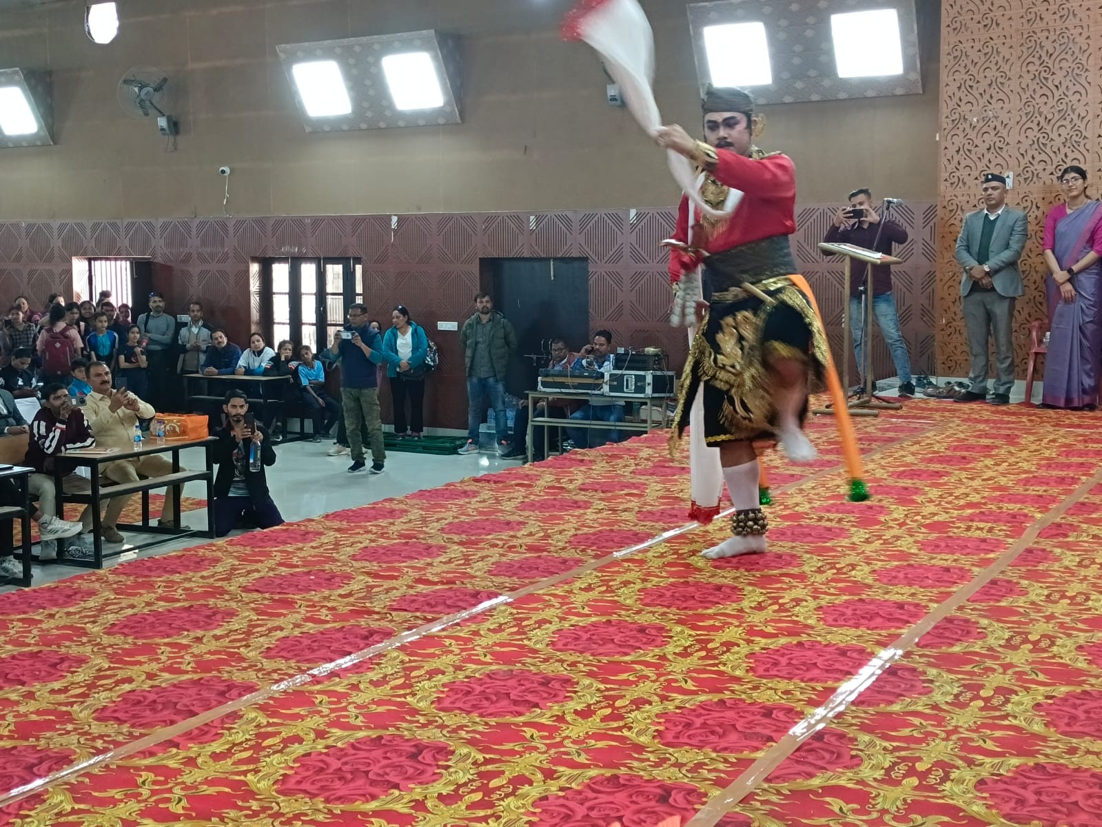 Dokumentasi dari - Bharat Yog Sport Federation, Championship Uttarakhand 2023, Shantisena Ashram Gandhi Puri -  Tari Jawa