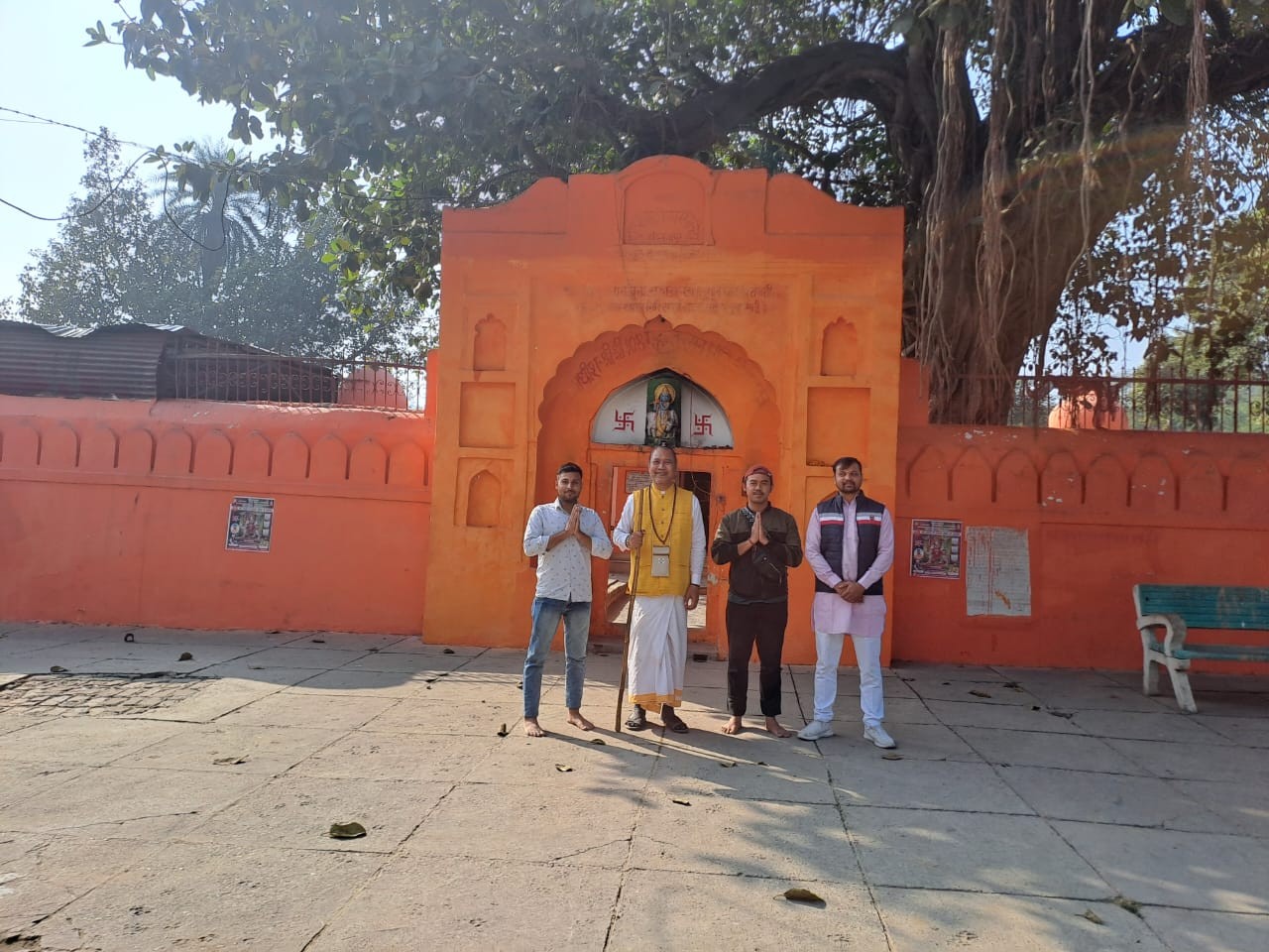 Dokumentasi dari - Ida Rsi Putra Manuaba dari Bali kunjungi Hastinapura Kota Bersejarah Peninggal Zaman Mahabharata