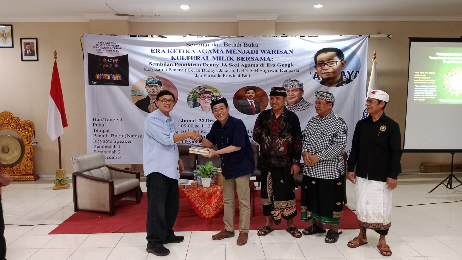 Dokumentasi dari - Adaptasi: Bedah Buku, Sembilan Pemikiran Denny JA Soal Agama di Era Google