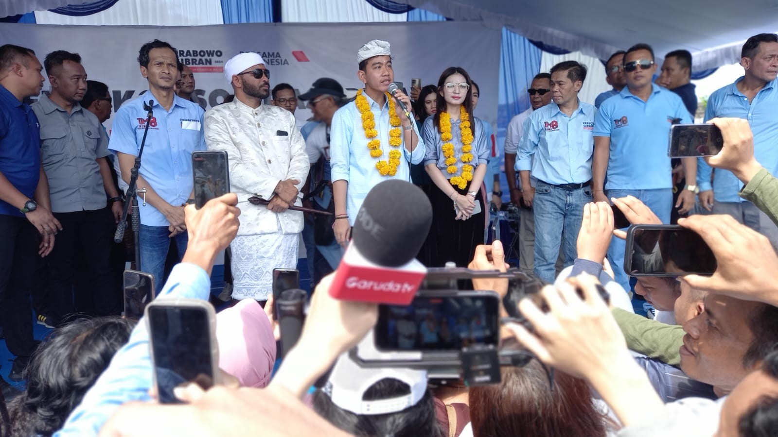 Dokumentasi dari - Gibran Kampanye di Buleleng, Kaji Ulang Soal Bandara Bali Utara