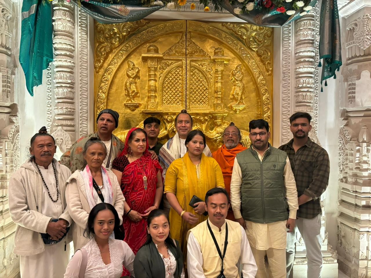 Dokumentasi dari - Pengabdian, Ida Rsi Putra Manuaba Kunjungi Ram Temple Janmabhoomi Ayodhya